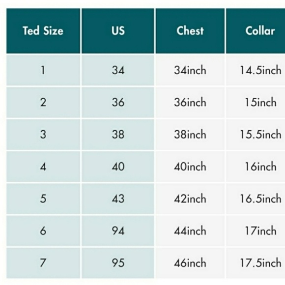 Ted Baker Stretch Button Down Ted size 3 = 38 chest Gently worn 97% cotton - Picture 5 of 5